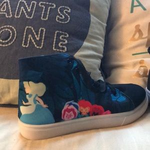 Alice in Wonderland high tops
